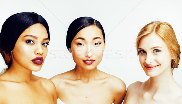 [[stock_photo]]: Trois · différent · nation · femme · asian