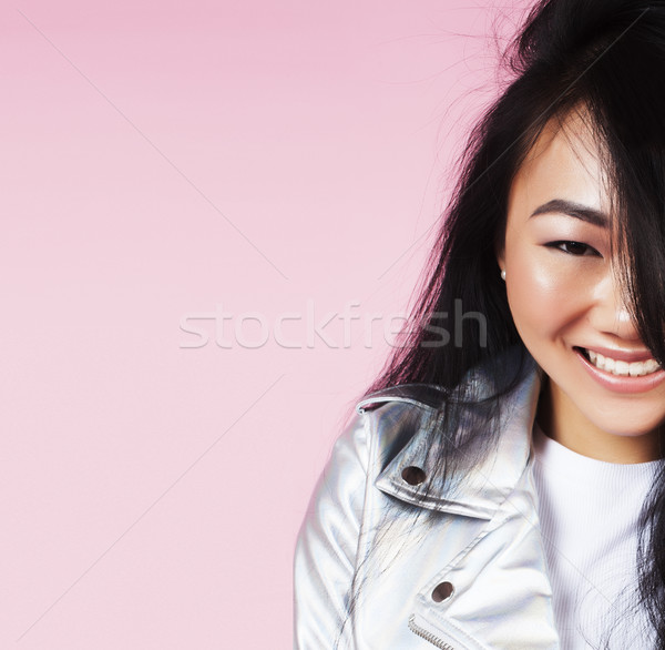 小さな かなり 笑みを浮かべて アジア 少女 着用 ストックフォト © iordani