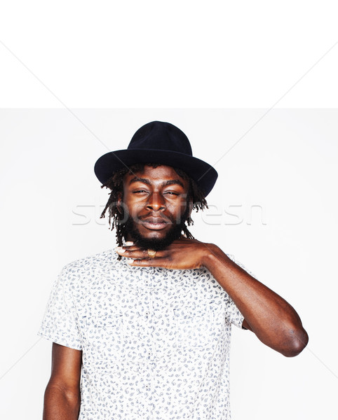 Jeunes élégant afro garçon élégant [[stock_photo]] © iordani