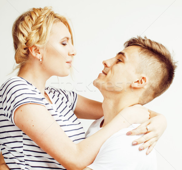 Foto stock: Jóvenes · bastante · Pareja · tipo