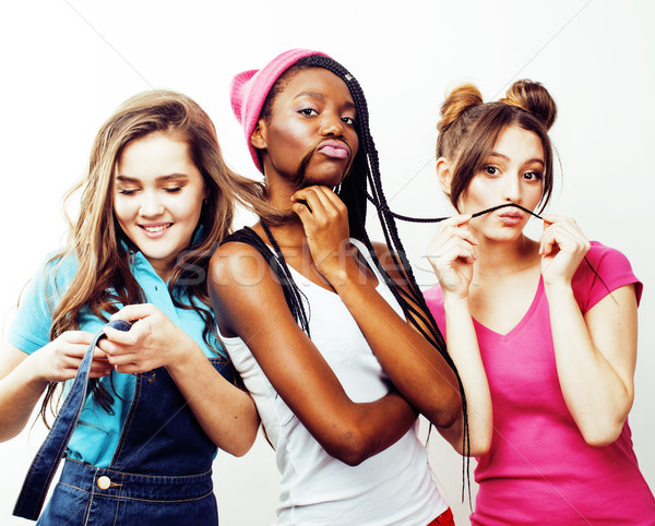 Nazione ragazze gruppo adolescente amici Foto d'archivio © iordani