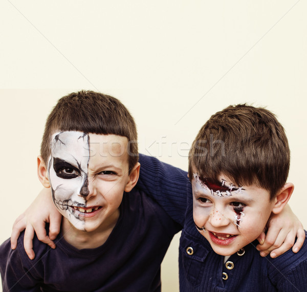 Zombie apocalypse enfants fête d'anniversaire célébration enfants Photo stock © iordani