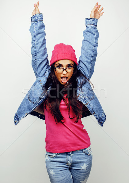 Foto stock: Jóvenes · feliz · sonriendo · americano