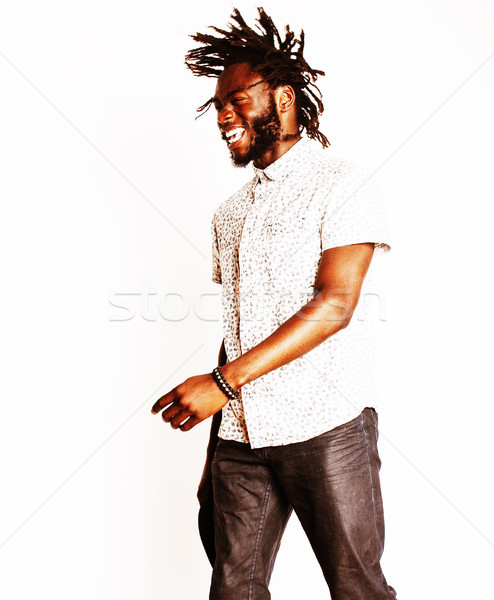 Jeunes élégant afro garçon élégant [[stock_photo]] © iordani