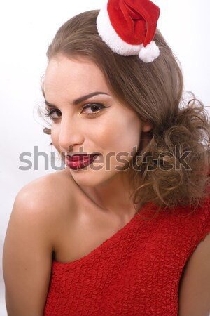 Jóvenes mujer bonita moda estilo maquillaje cadena Foto stock © iordani