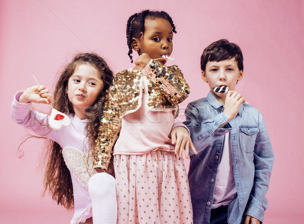 Estilo de vida pessoas diverso nação crianças jogar Foto stock © iordani