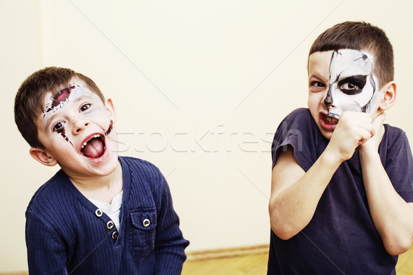 Zumbi apocalipse crianças festa de aniversário celebração crianças Foto stock © iordani