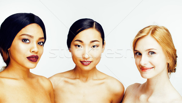 Tre diverso nazione donna asian Foto d'archivio © iordani