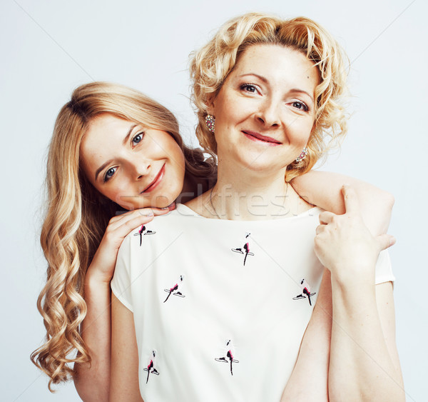Matka córka wraz stwarzające szczęśliwy uśmiechnięty Zdjęcia stock © iordani