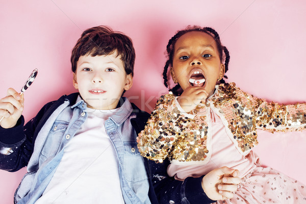 Lifestyle mensen natie kinderen spelen Stockfoto © iordani