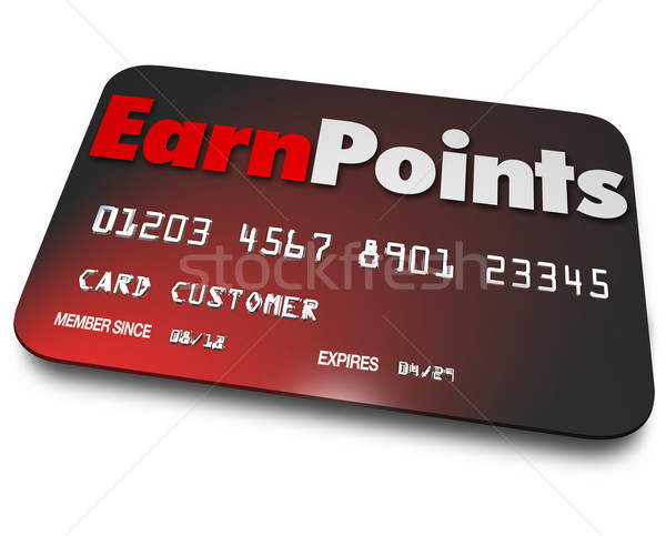 Earn Points Credit Card Rewards Program Best Choice Stock photo © iqoncept