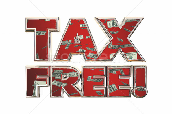 Tax Free Save Money Special Deal Offer 3d Illustration Stock photo © iqoncept