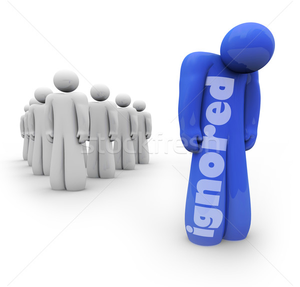 Persona blu gruppo parola Foto d'archivio © iqoncept