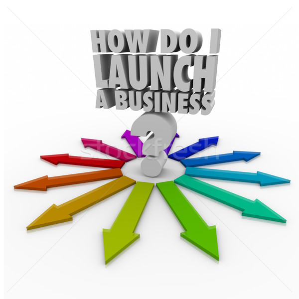 How Do I Launch a Business New Company Entrepreneur Stock photo © iqoncept
