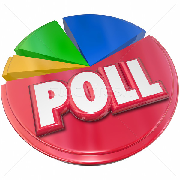 Stock photo: Poll Survey Results Voting Election Opinion