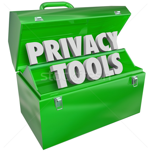 Privacy Tools Resources Data Personal Information Protection Too Stock photo © iqoncept