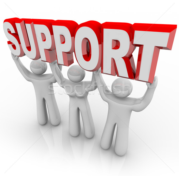 Support People Lifting Your Burden in Difficult Times Stock photo © iqoncept