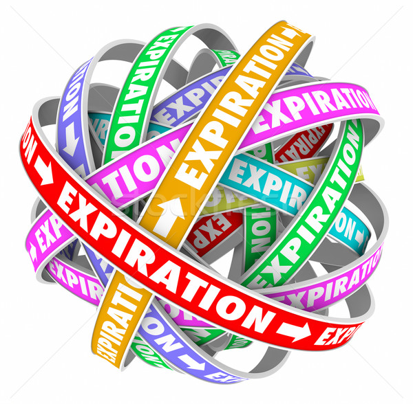 Expiration Service Ended Terminated Cycle Renew Now Reminder Stock photo © iqoncept