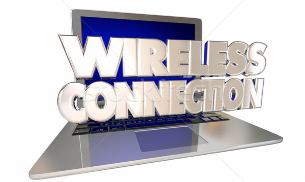 Wireless connessione mobile internet online sito Foto d'archivio © iqoncept