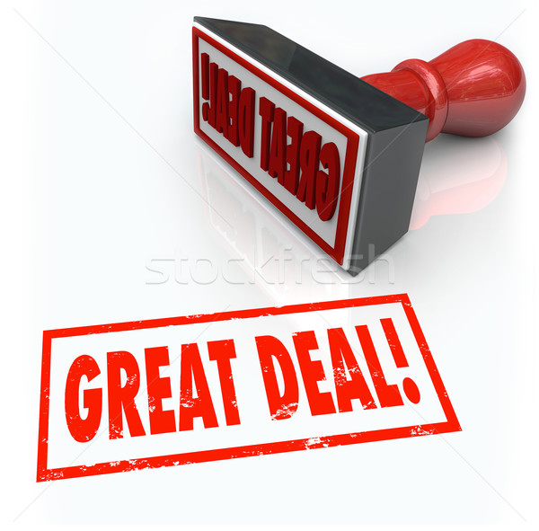 Great Deal Stamp Special Sale Bargain Discount Buy Stock photo © iqoncept