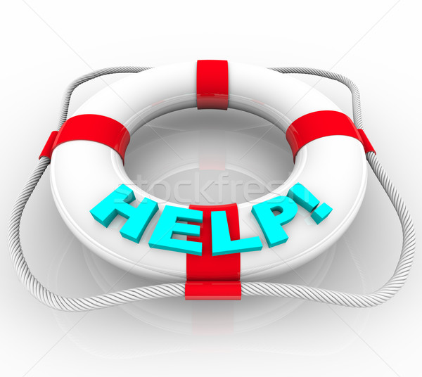 Help - Life Preserver Stock photo © iqoncept