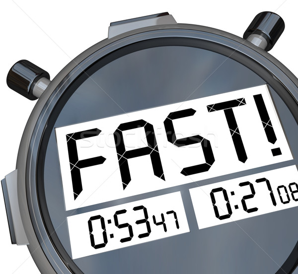 Rapid cronometru rapid rapid record rasă Imagine de stoc © iqoncept