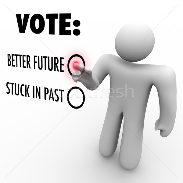 Vote for Better Future - Election for Change Stock photo © iqoncept