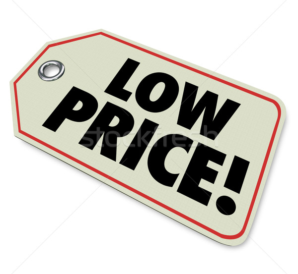 Alacsony ár címke vásár kiárusítás árengedmény Stock fotó © iqoncept
