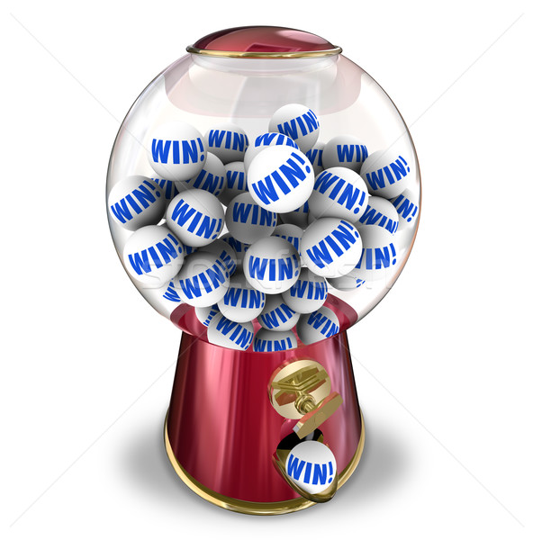 Stock photo: Win Lottery Ball Dispenser Lucky Winner Jackpot