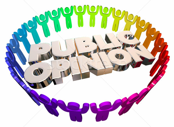 Public Opinion Open Forum People Words 3d Illustration Stock photo © iqoncept