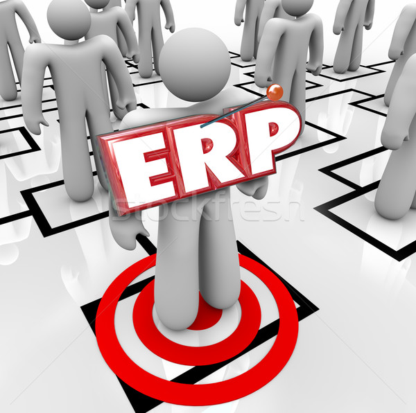 ERP Enterprise Resource Planning Company Business Program Softwa Stock photo © iqoncept