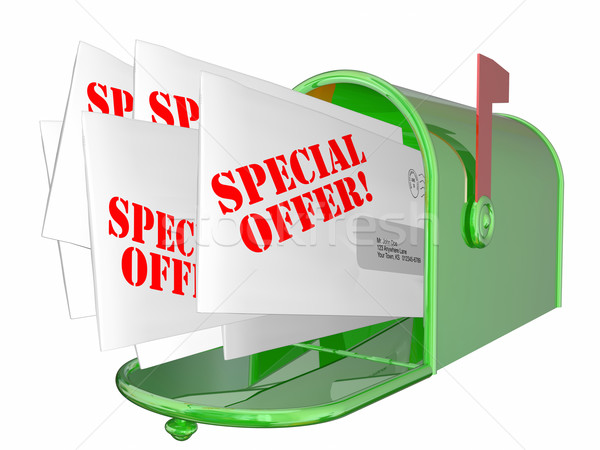 Special Offer Mailing Letter Promotion Mailbox Stock photo © iqoncept