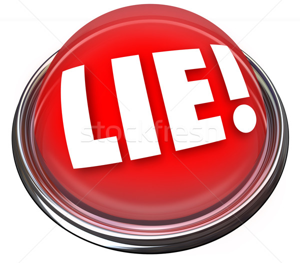 Stock photo: Lie Detector Flashing Red Light Alarm Polygraph Lying