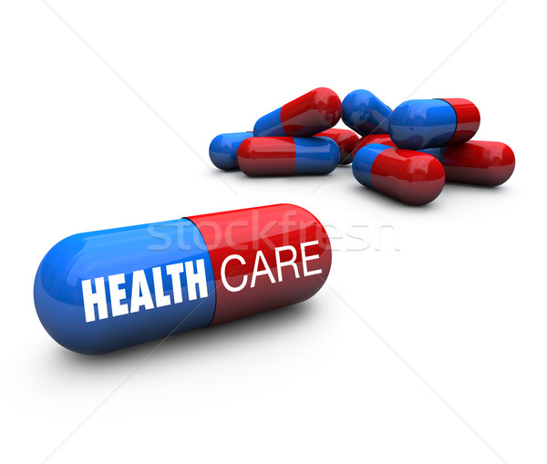 Health Care - Capsule Pills Stock photo © iqoncept