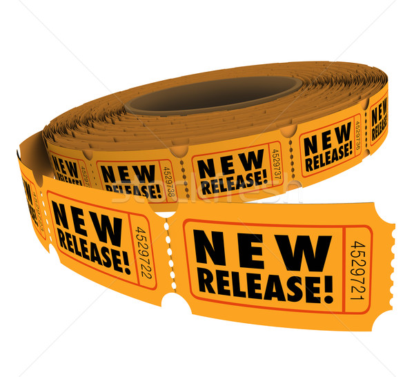 New Release Product Tickets Debut Premiere Passes Stock photo © iqoncept