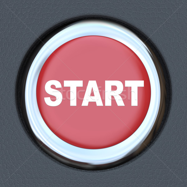 Stock photo: Start - Car Push Button Starter