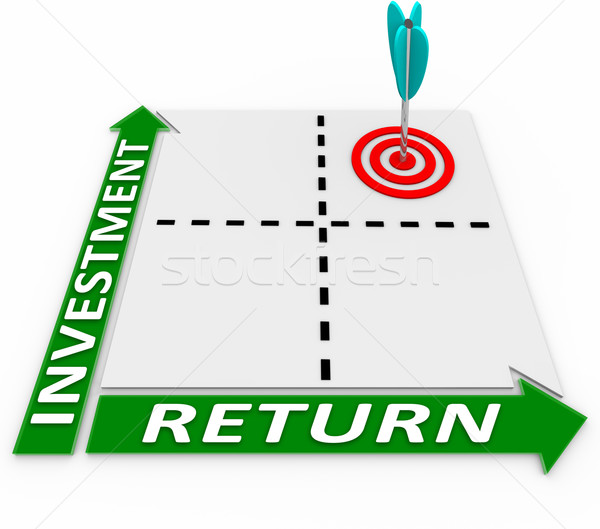 Maximize Return on Your Investment Arrow Matrix Stock photo © iqoncept