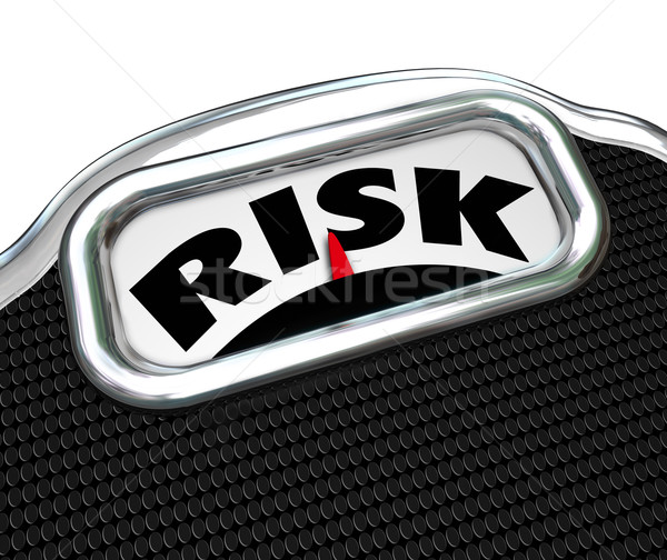 Risk Word Scale Overweight Obesity Disease Factors Stock photo © iqoncept
