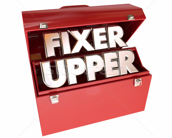 Fixer Upper House Home Repair Construction Project Stock photo © iqoncept