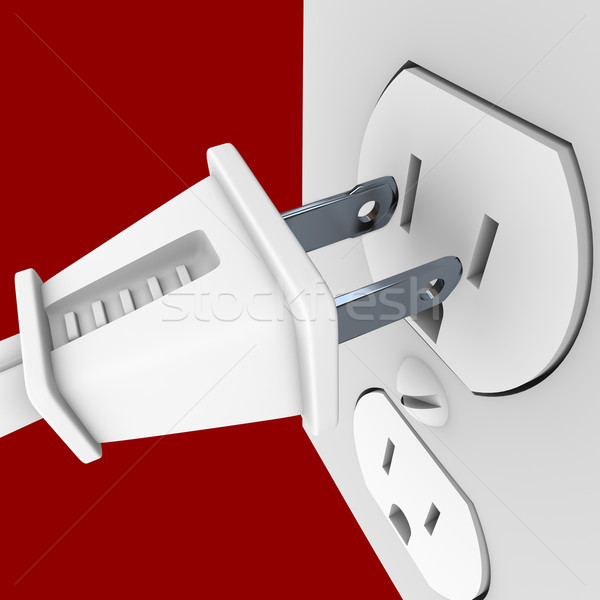 Power Plug and Outlet Stock photo © iqoncept