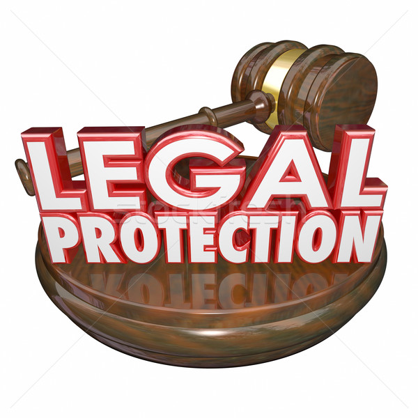 Legal Protection Judge Gavel Court Trial Attorney Lawyer  Stock photo © iqoncept