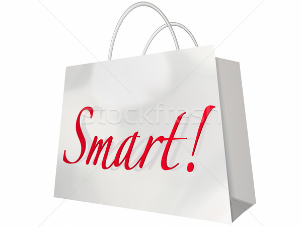 Smart Shopping Bag Low Price Best Deals Store Stock photo © iqoncept