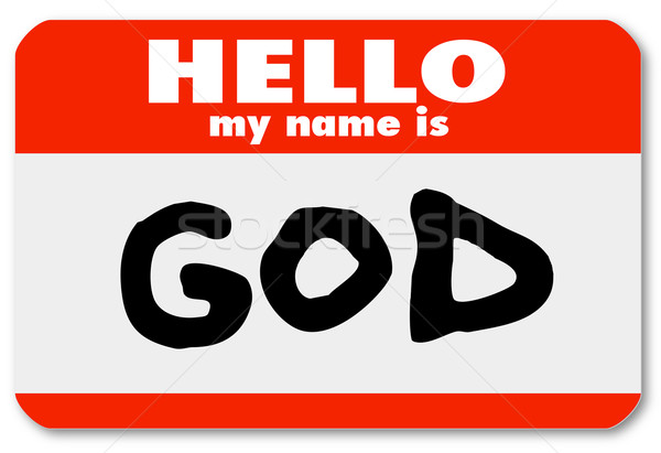 God introductie welkom religieuze geloof Stockfoto © iqoncept