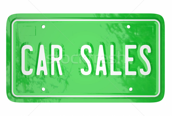 Car Sales Automotive Vehicle Manufacturer Selling Customers Lice Stock photo © iqoncept