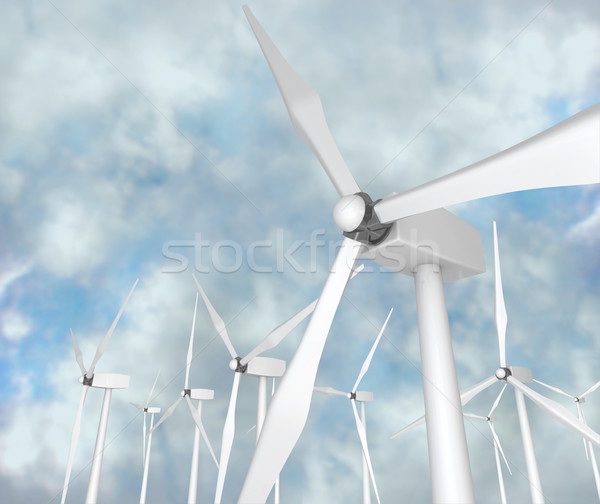 Wind Turbines - Alternative Energy Stock photo © iqoncept