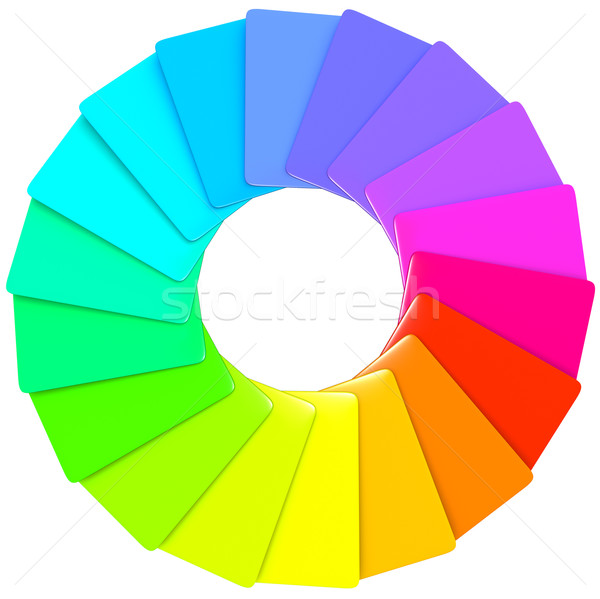 Colorful Spiral Swatch Pattern Stock photo © iqoncept