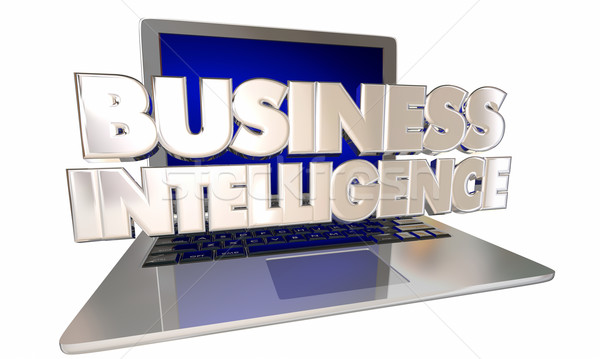 бизнеса интеллект промышленности анализ компьютер ноутбука Сток-фото © iqoncept