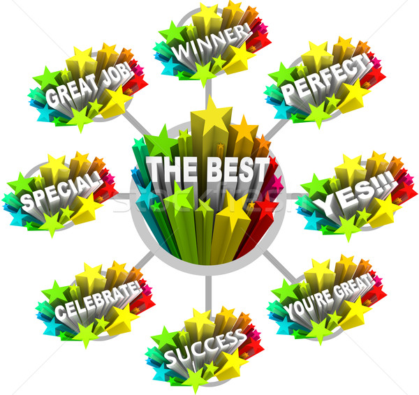 Praise and Appreciation Words for a Great Job Stock photo © iqoncept