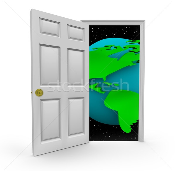 Door to a World of Opportunities Stock photo © iqoncept