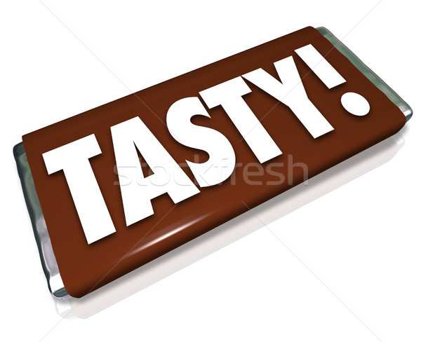 ízletes finom csemege cukorka csokoládé szelet édesség Stock fotó © iqoncept